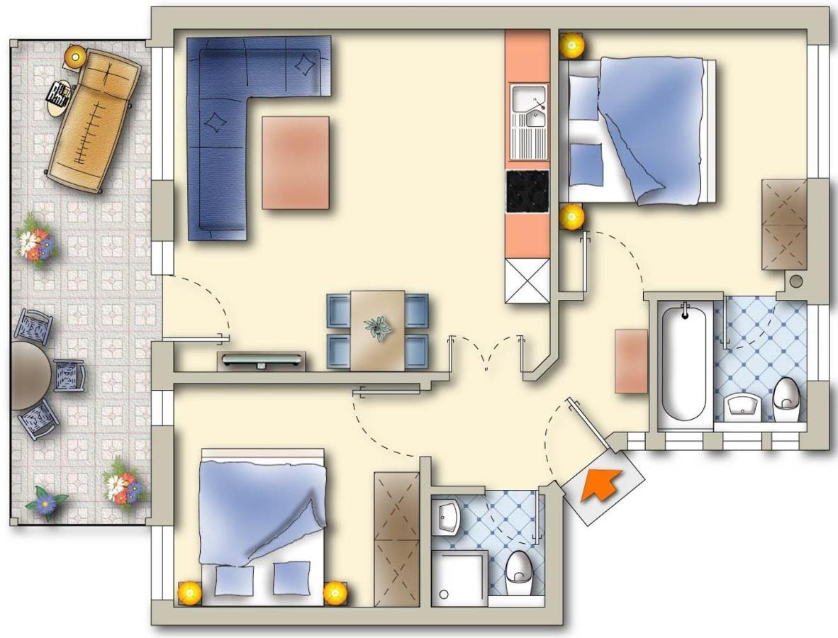 Komfort-Ferienwohnung Hansa By Meer-Ferienwohnungen Binz Exteriér fotografie